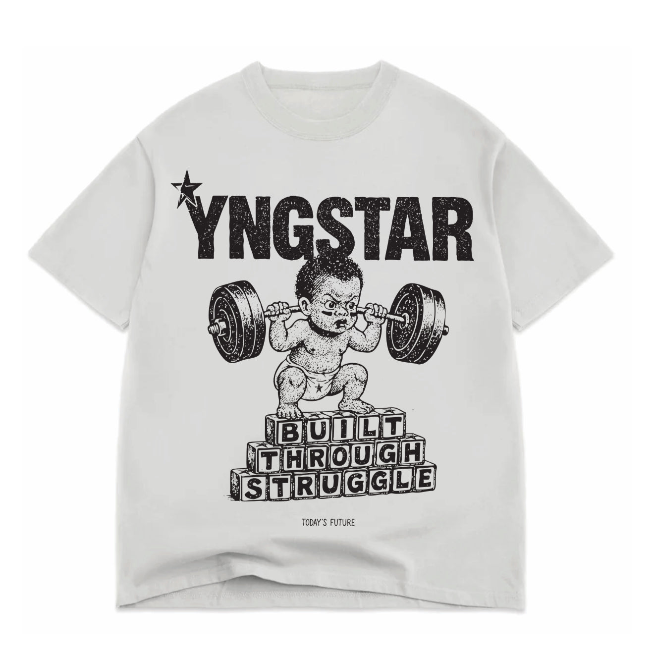 Built Through Struggle Crop Tee