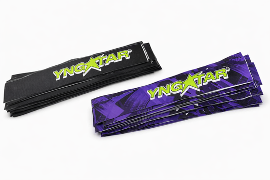 YNGSTAR TOWEL: BLACK & SLIME GREEN
