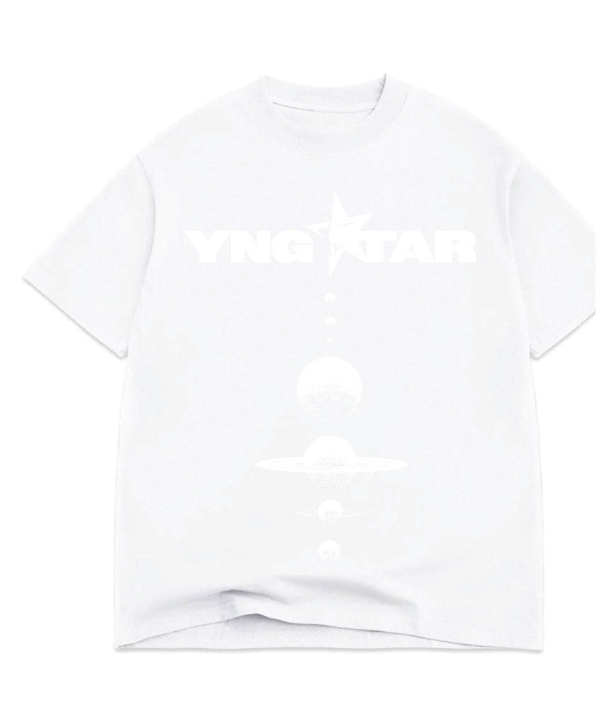 Rise White on White Tee