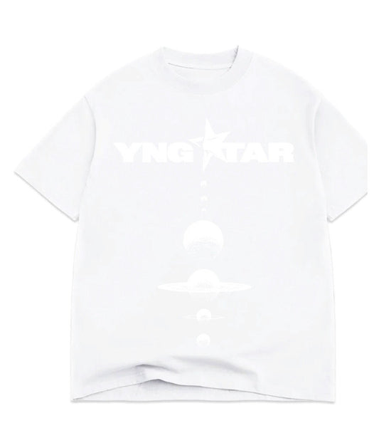 Rise White on White Tee