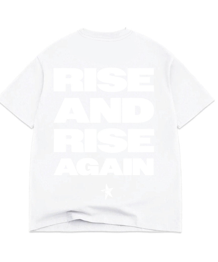 Rise White on White Tee