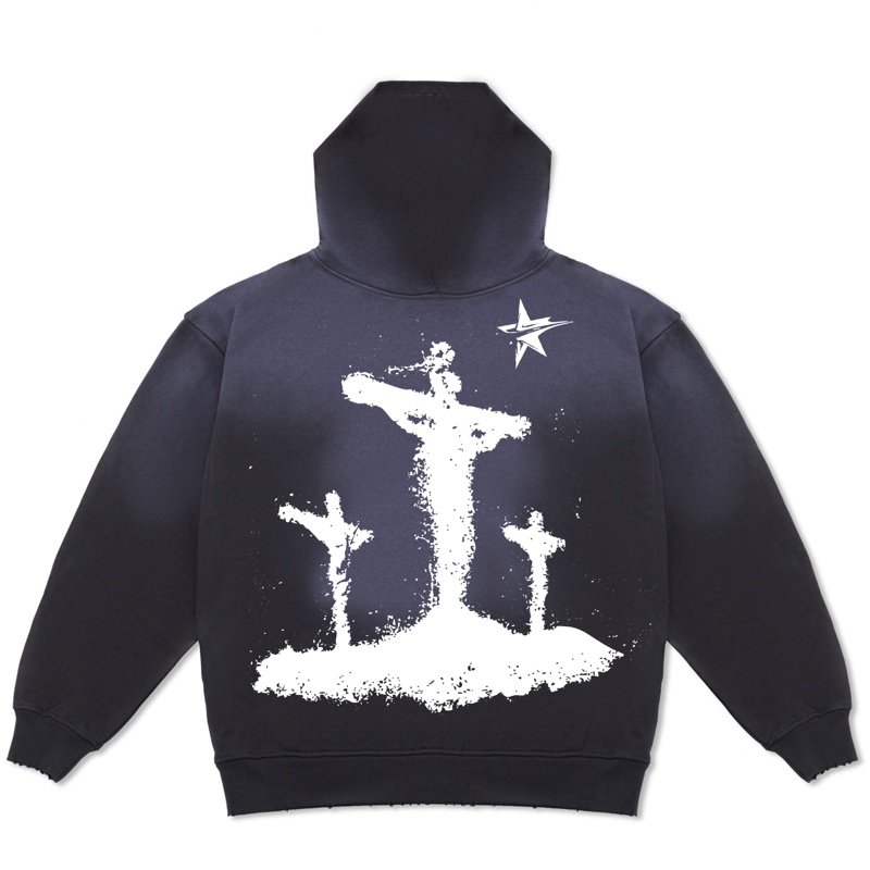 YNGSTAR CROSS HOODIE