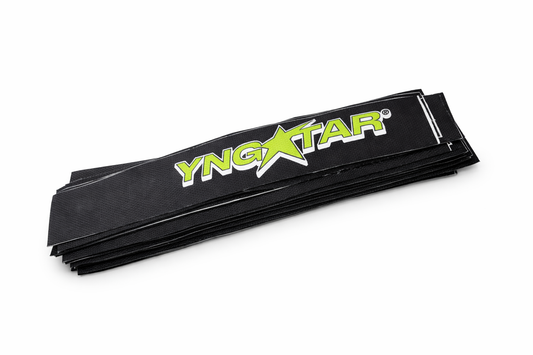 YNGSTAR TOWEL: BLACK & SLIME GREEN