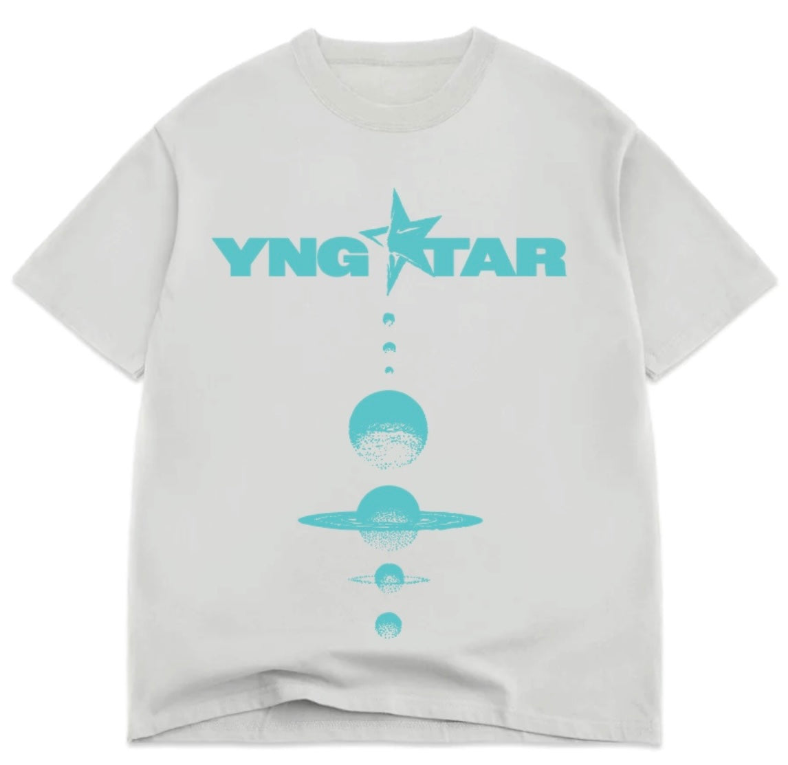 YNG STAR Tee - Rise White