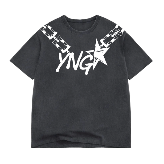 Vintage Chain Tee - Black