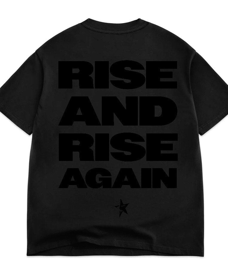 Rise Black Black Tee