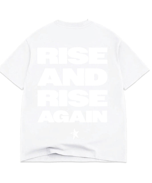 Rise White on White Tee