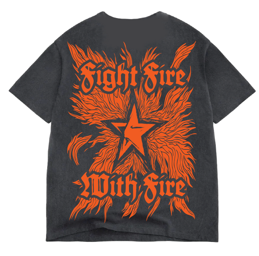 Fight Fire Tee Black
